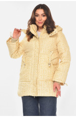 Куртка женская демисезонная бежевого цвета 210834L