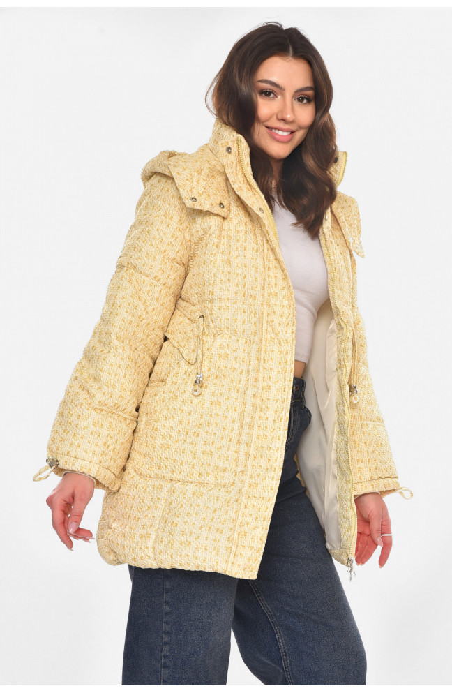 Куртка женская демисезонная бежевого цвета 210834L