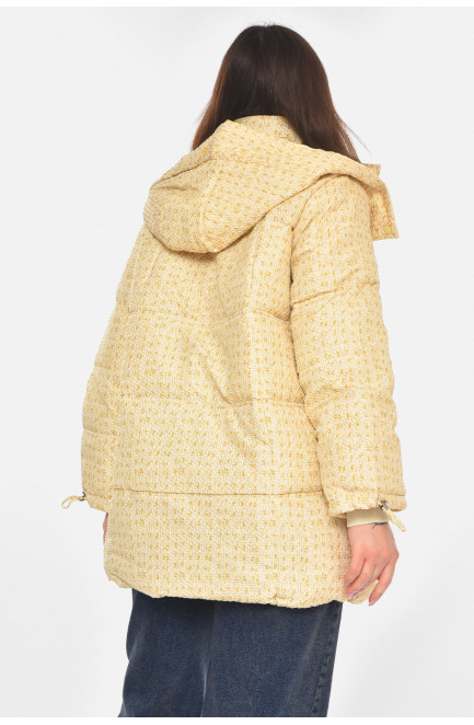 Куртка женская демисезонная бежевого цвета 210834L