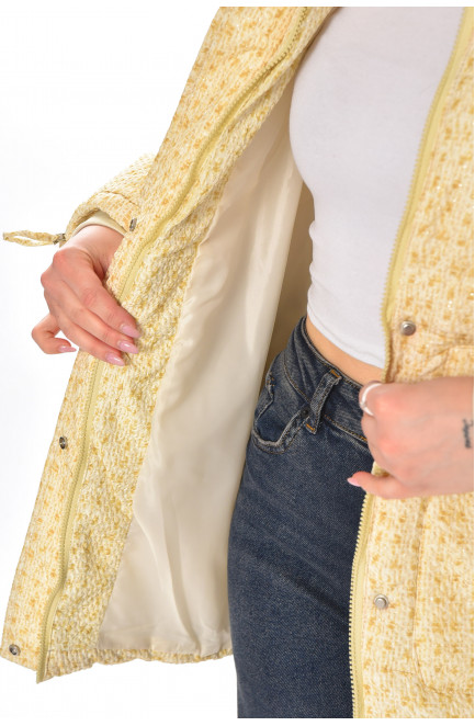 Куртка женская демисезонная бежевого цвета 210834L