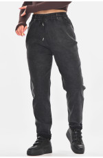 Джинсы женские однотонные черного цвета 210889L