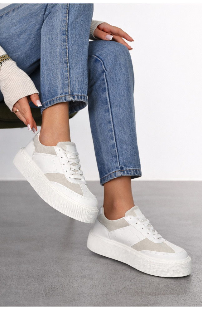 Кроссовки женские белого цвета 210982L