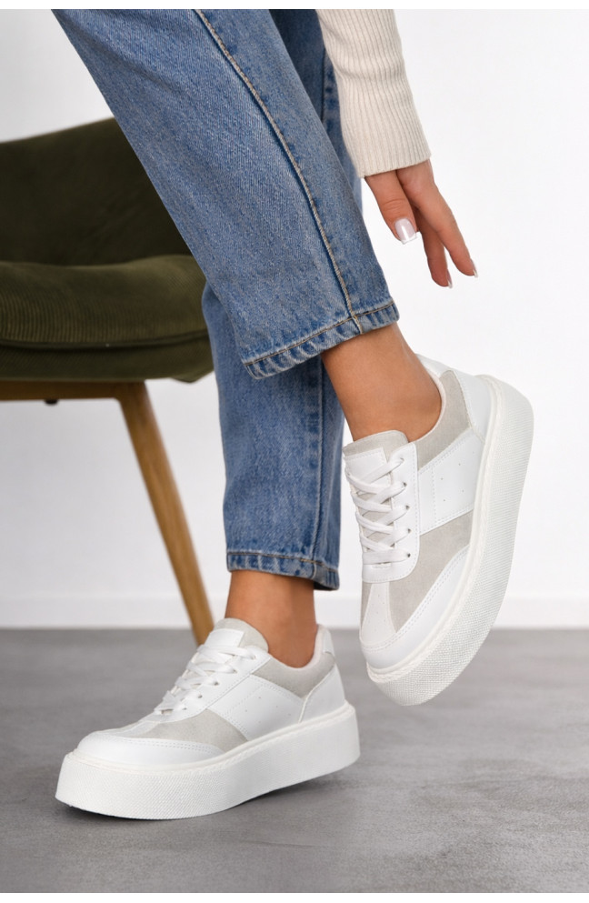 Кроссовки женские белого цвета 210982L