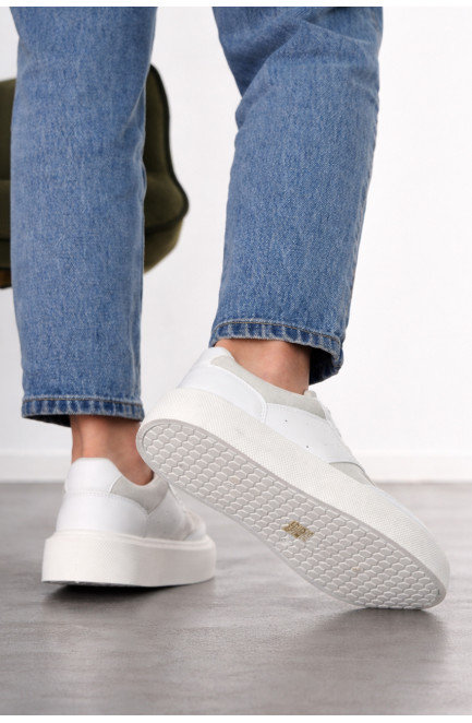 Кроссовки женские белого цвета 210982L