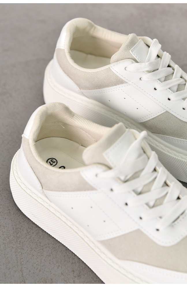 Кроссовки женские белого цвета 210982L