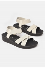 Босоножки женские серого цвета 211132L