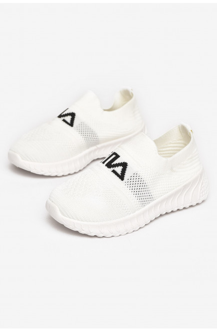 Кроссовки детские белого цвета 211207L