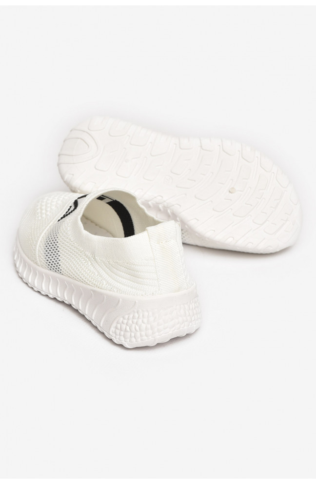 Кроссовки детские белого цвета 211207L