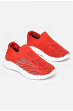 Кроссовки детские красного цвета 211209L