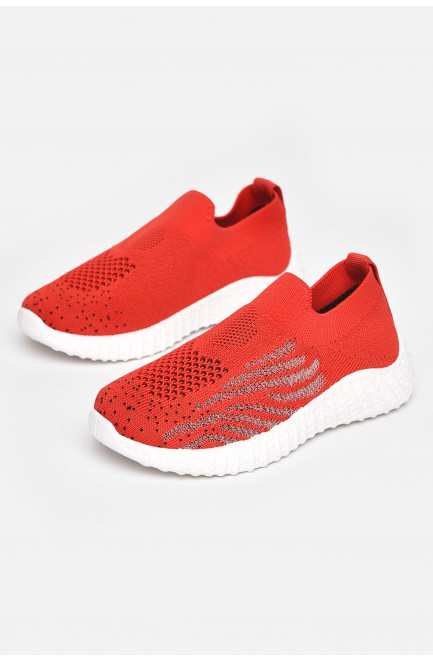 Кроссовки детские красного цвета 211209L