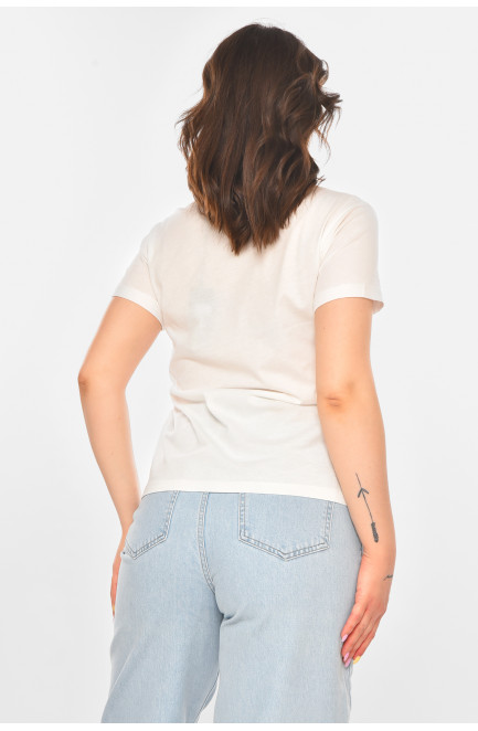 Футболка женская белого цвета 211225L