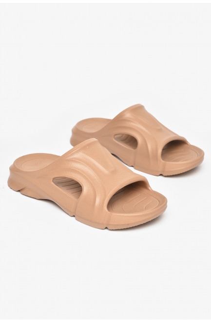 Шлепанцы пена женские коричневого цвета 211255L