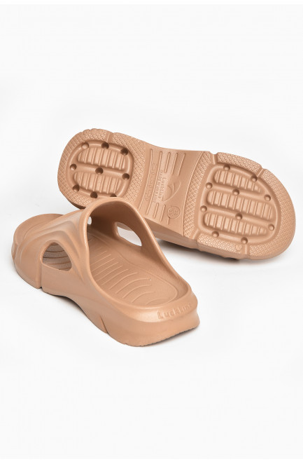 Шлепанцы пена женские коричневого цвета 211255L