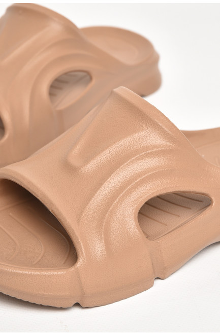 Шлепанцы пена женские коричневого цвета 211255L