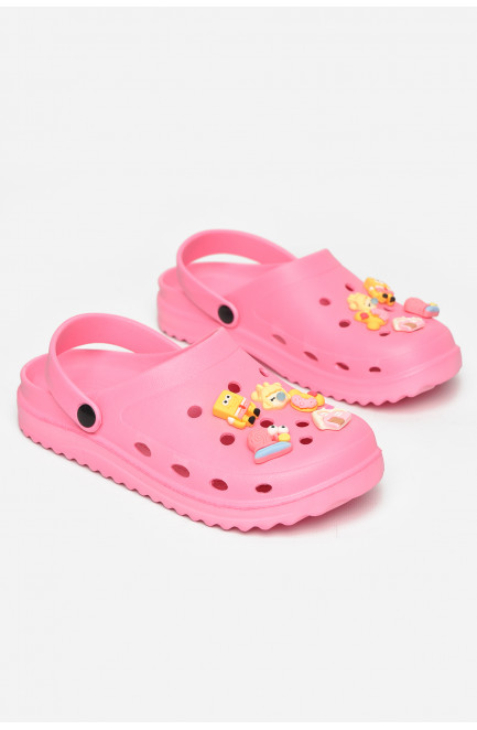 Кроксы женские розового цвета 211261L