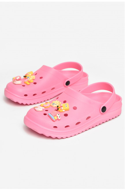 Кроксы женские розового цвета 211261L