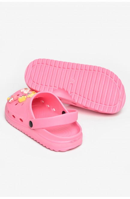 Кроксы женские розового цвета 211261L