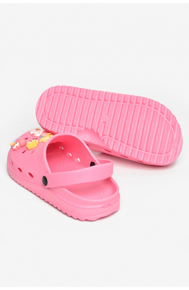 Кроксы женские розового цвета 211261L