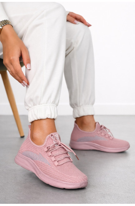 Кроссовки женские розового цвета 211291L