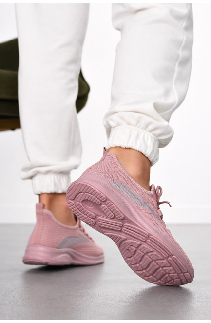 Кроссовки женские розового цвета 211291L