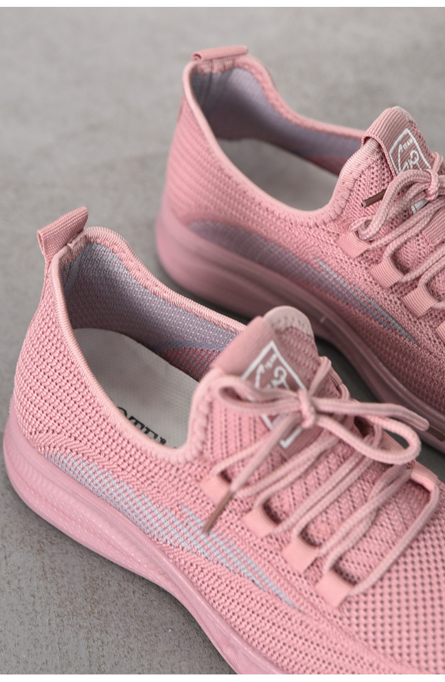 Кроссовки женские розового цвета 211291L