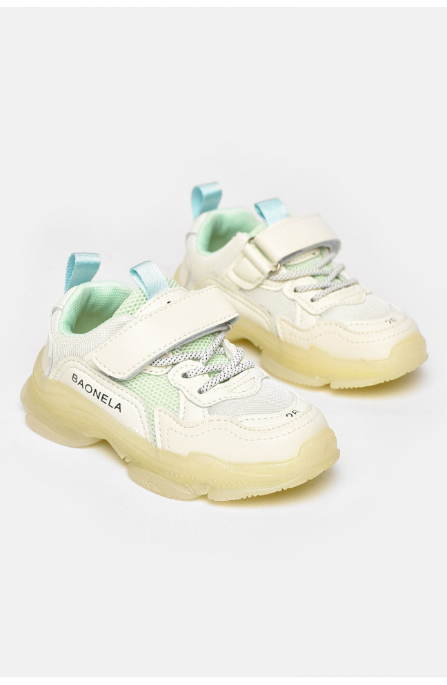 Кроссовки детские молочного цвета 211386L