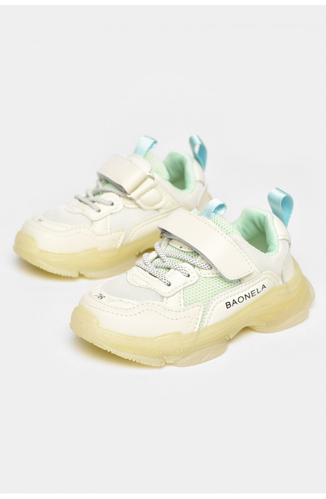 Кроссовки детские молочного цвета 211386L