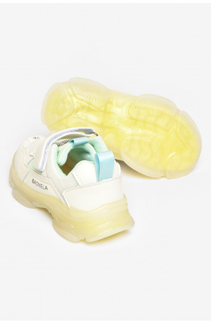 Кроссовки детские молочного цвета 211386L