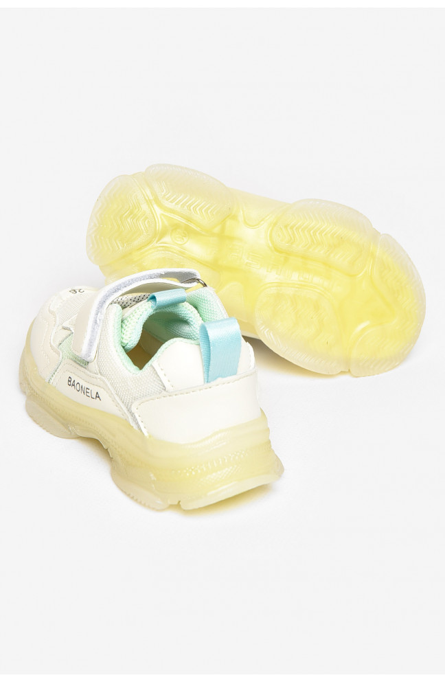 Кроссовки детские молочного цвета 211386L