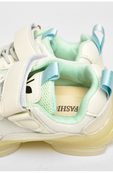 Кроссовки детские молочного цвета 211386L