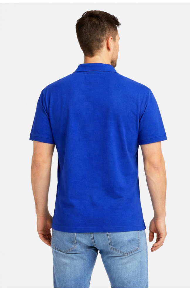 Футболка мужская однотонная синего цвета 211391L