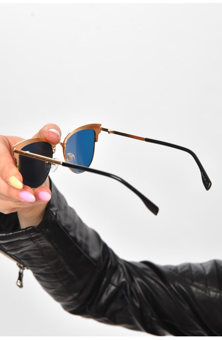 Очки женские золотого цвета 211416L