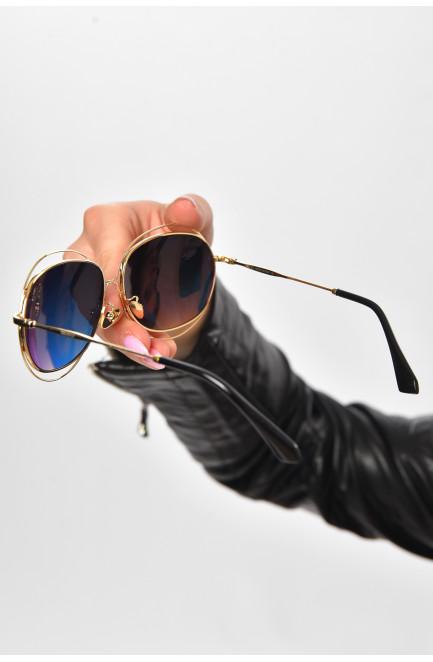 Очки женские золотого цвета 211447L