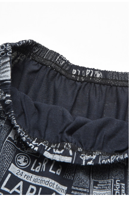 Трусы семейные мужские черного цвета 211531L