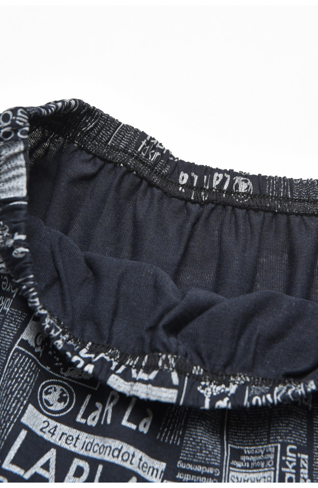 Трусы семейные мужские черного цвета 211531L