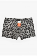 Боксеры мужские черного цвета с принтом 211685L