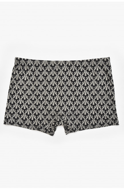 Боксеры мужские черного цвета с принтом 211685L