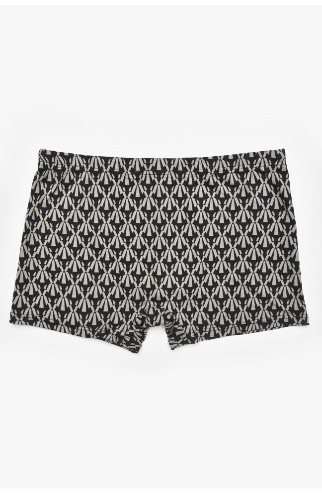 Боксеры мужские черного цвета с принтом 211685L