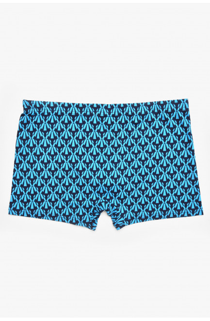 Боксеры мужские тёмно-синего цвета с принтом 211687L