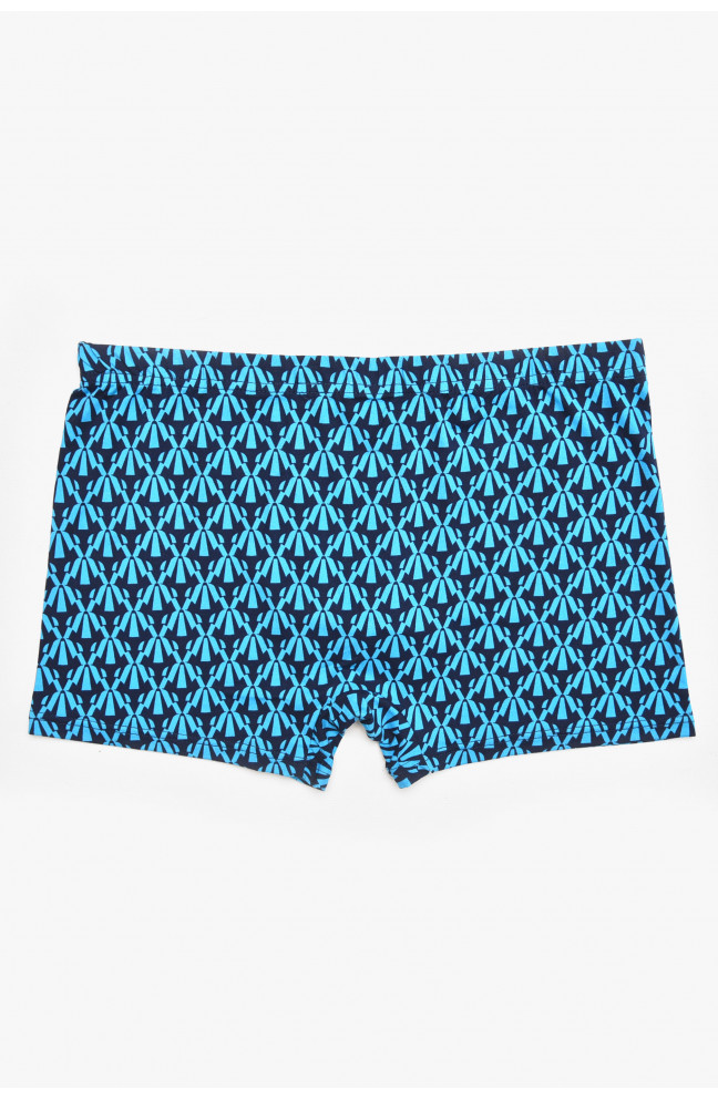 Боксеры мужские тёмно-синего цвета с принтом 211687L