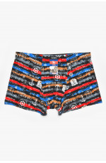 Боксеры мужские черного цвета с принтом 211706L