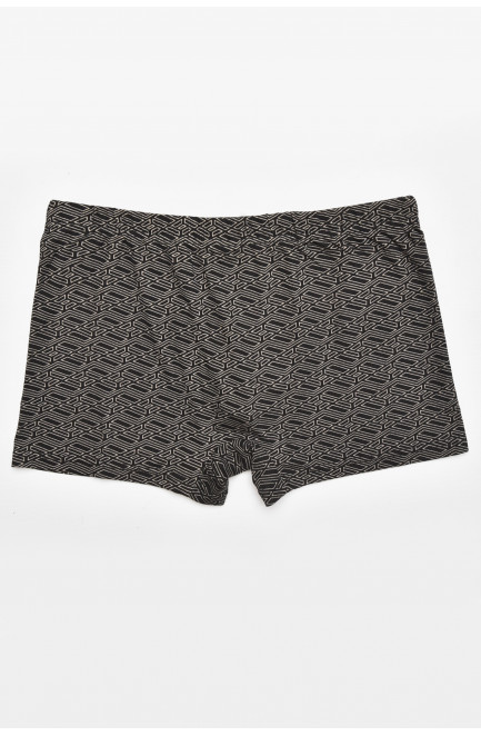 Боксеры мужские черного цвета с принтом 211746L