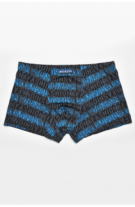 Боксеры мужские черного цвета с принтом 211755L