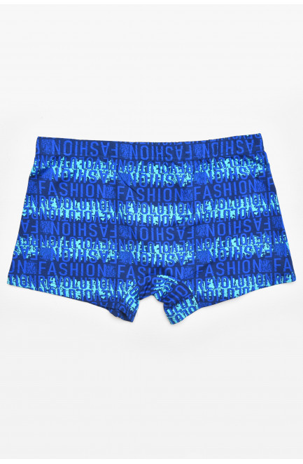 Боксеры мужские тёмно-синего цвета с принтом 211756L