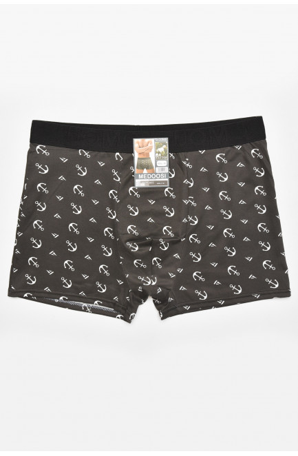 Боксеры мужские черного цвета с принтом 211785L