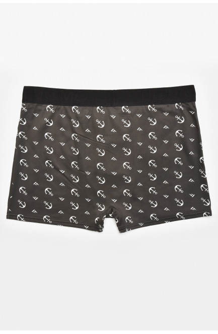 Боксеры мужские черного цвета с принтом 211785L