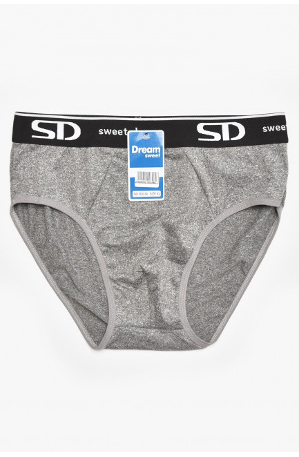 Трусы мужские однотонные серого цвета 211801L