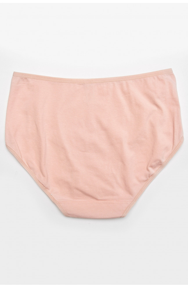 Трусы женские полубатальные розового цвета 211814L