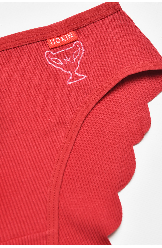 Трусы женские красного цвета 211819L