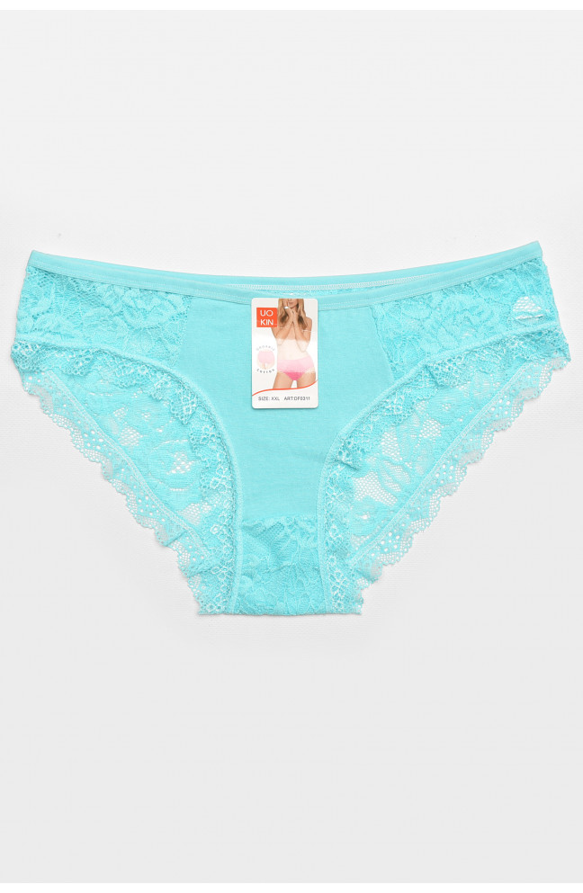 Трусы женские бирюзового цвета 211857L